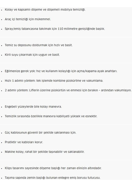 Puzzi 10/1 Halı Koltuk Yıkama Makinesi-Deterjan Kullanılabilir Yüksek Güçlü Halı ve Zemin Yıkama + 16 yıkama Karcher deterjan Tablet+ Mini Hav-yün temizleyici