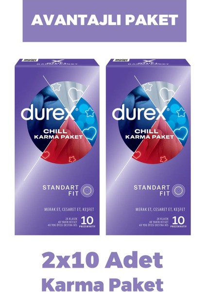 Chill Prezervatif 10'lu 2 Adet
