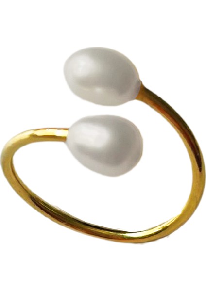 Daphne İnci Yüzük - Gold