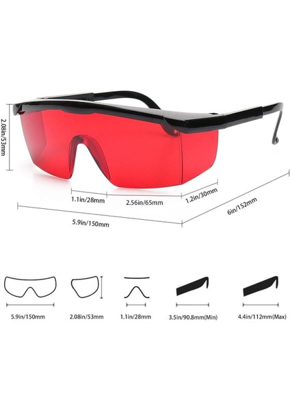 Lazer Izleme Gözlüğü, Güvenli ve Rahat Kullanım Için Tasarlandı fırsatları