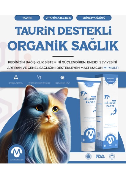 Kedi Multivitamin Malt Macunu 100 GR ”Mi-Multi Paste”