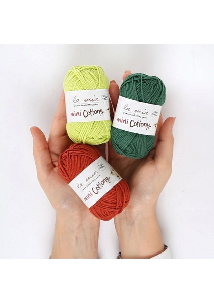 Mini Cottony 20'li Paket 25G Renkli El Örgü fiyatları