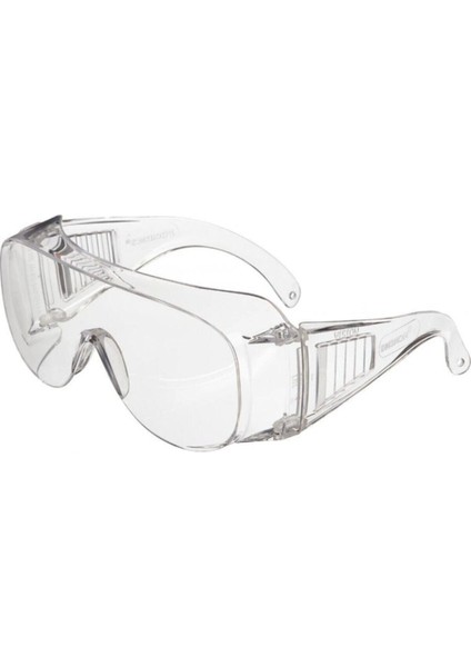 Ayarlı Şeffaf Koruyucu Gözlük, Rahat ve Şık Kullanım Sağlar.