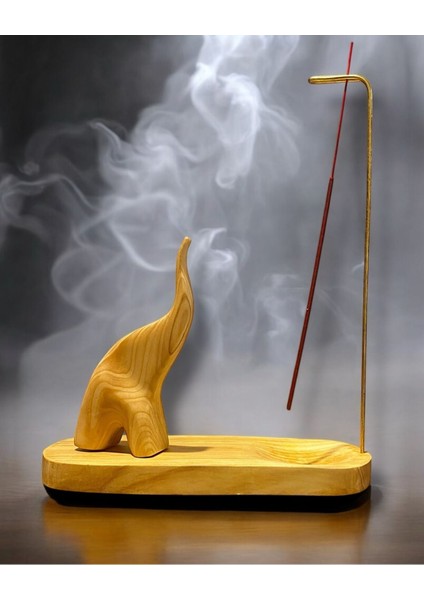 El Yapımı Ahşap Fil Tütsülük 30 cm Doğal Selvi Ağacı Meditasyon ve Hediye Seçenekleri indirimleri