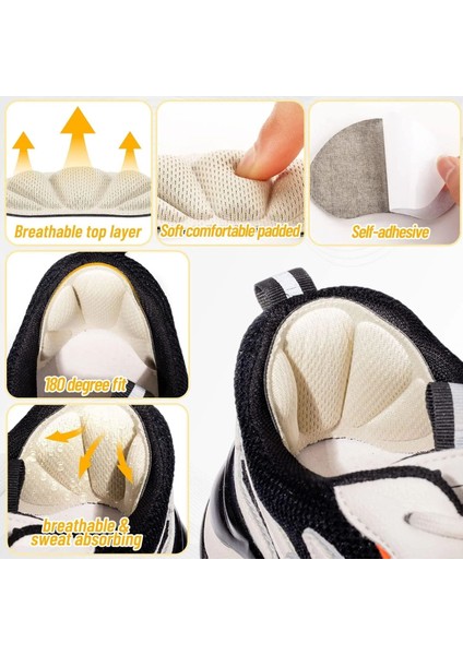 Topuk Arkası Vurma Önleme Pedi, Yapışkanlı Ayakkabı Vurma Önleyici Topuk Arkası Korumalığı