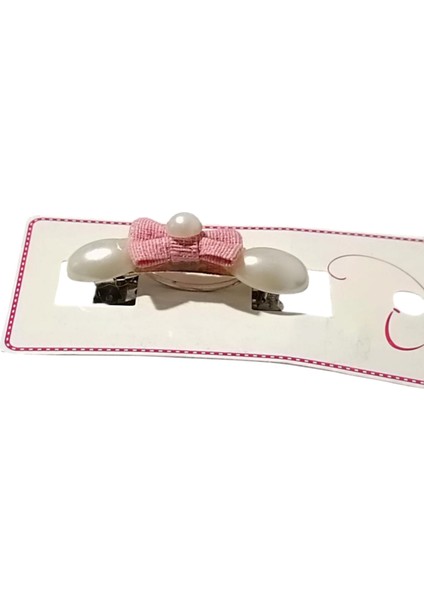 Pembe Fiyonk Detaylı Çocuk Saç Tokası fiyatları