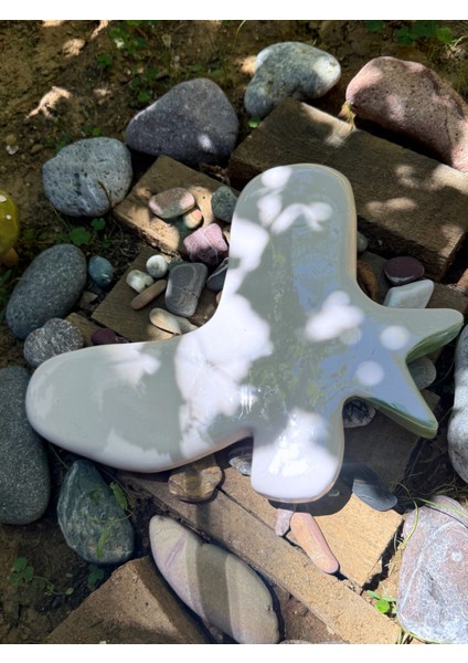 Arche Ceramic El Yapımı Seramik Servis Tabağı - Kovboy Çizmesi 7 - 27X23 cm - Tekli modelleri