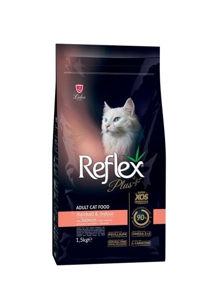 Plus Hairball Somonlu 1.5 kg Yetişkin Kedi Maması