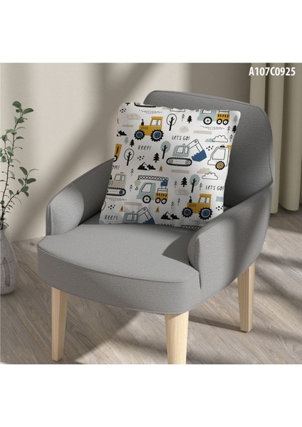 Çocuk Odası Seti; Perde, Yatak Örtüsü, Duvar Saati, Yastık ve Kılıf, Beyaz Renkli fırsatları