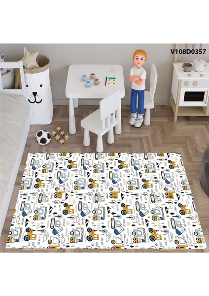 Çocuk Odası Seti; Perde, Yatak Örtüsü, Duvar Saati, Yastık ve Kılıf, Beyaz Renkli indirimleri