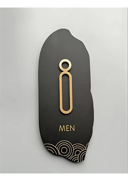 Ahşap Tuvalet(Wc) Yönlendirme Tabelası