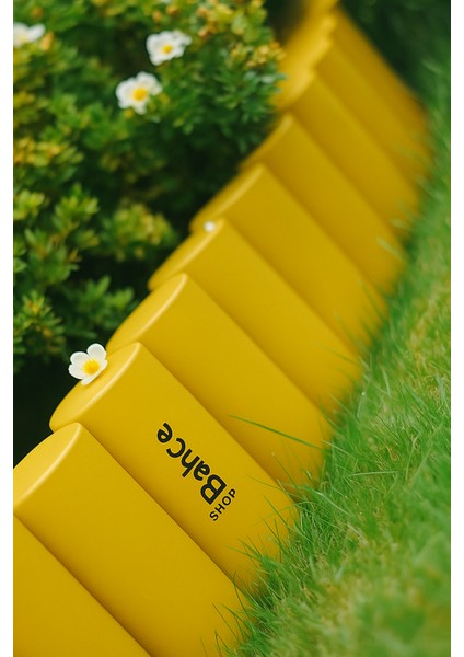 Bahçeshop Star Gardentools Sarı Çim Bordürü 2.3 Metre Çim Ayırıcı Sarı fiyatları