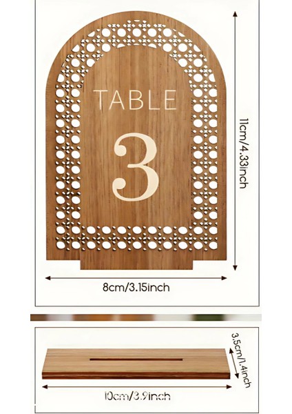 Ahşap Masa Numaratörü (1-10 Arası) fiyatları