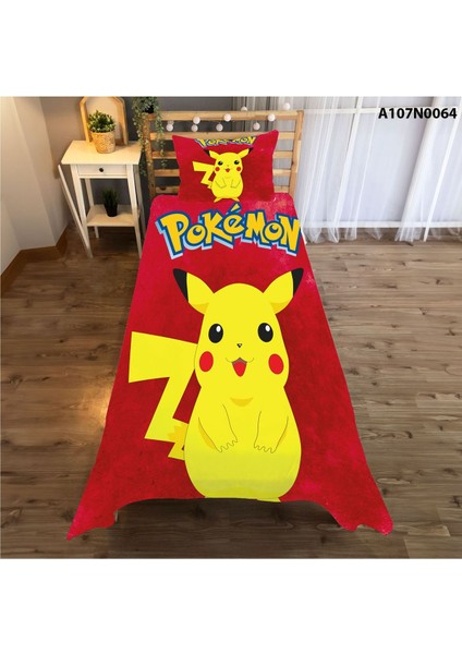 Pikaçu Desenli Çocuk ve Bebek Odası Seti: Perde, Yatak Örtüsü, Halı, Duvar Saati, Yastık, Kılıf fiyatları