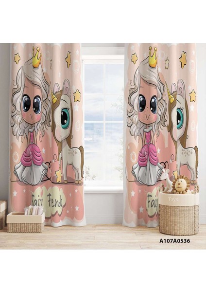 Prenses Desenli Pembe Çocuk ve Bebek Odası Seti (Perde, Yatak Örtüsü, Duvar Saati, Yastık) fiyatları