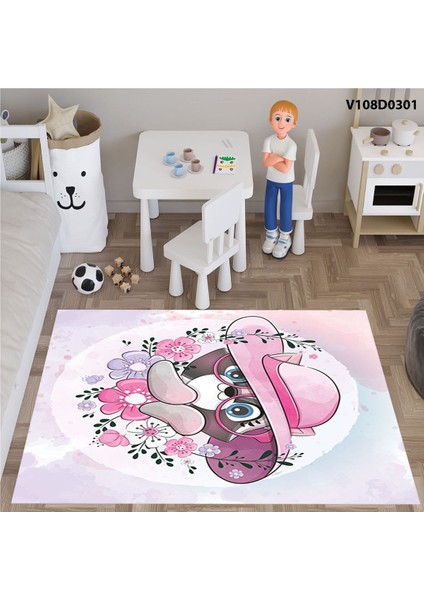Pembe Kedi Desenli Çocuk ve Bebek Odası Seti: Perde, Yatak Örtüsü, Duvar Saati, Yastık, Kılıf fırsatları
