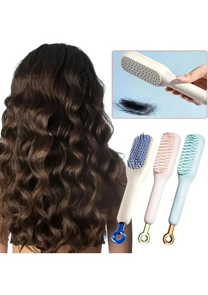 Kendini Temizleyen Saç Tarağı Masaj Etkili Elektriklenmeyi Önleyen Statik Saç Fırçası Tarak modelleri