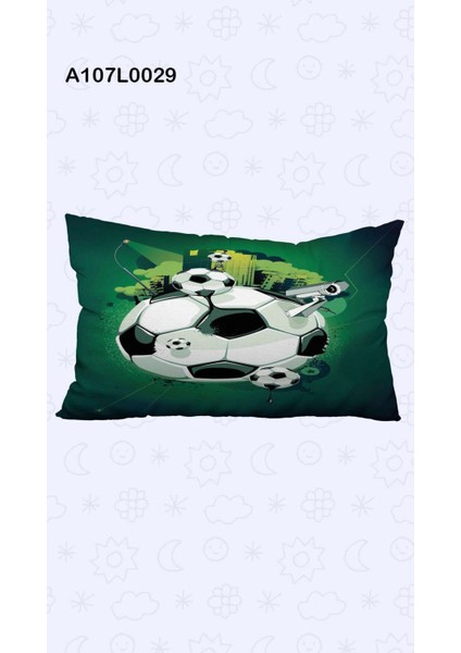 Mavi Futbol Temalı Çocuk ve Bebek Odası Seti (Perde, Yatak Örtüsü, Duvar Saati, Yastık, Kılıf) indirimleri