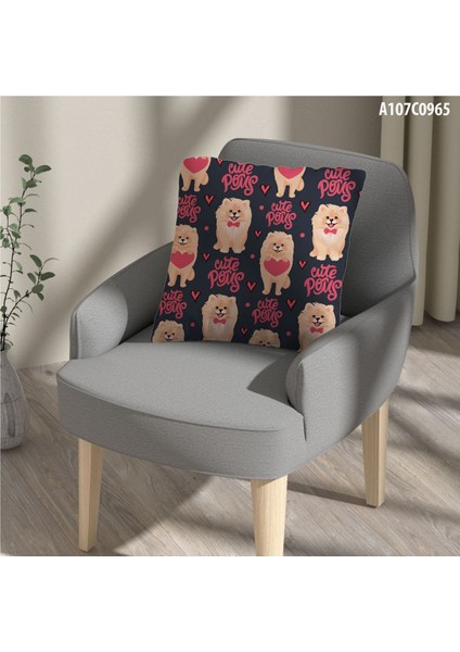 Sevimli Köpek Temalı Çocuk ve Bebek Odası Seti, Pembe, Perde, Yatak Örtüsü, Duvar Saati, Yastık fırsatları