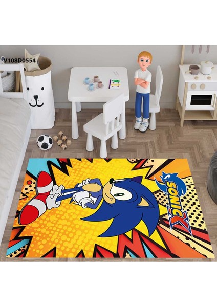 Sonic Desen Çocuk ve Bebek Odası Seti Perde, Yatak Örtüsü, Halı, Duvar Saati, Yastık, Kılıf fiyatları