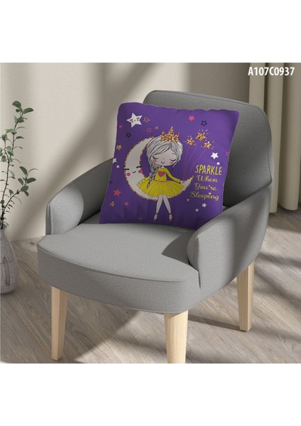Mor Ayda Kız ve Bebek Odası Seti: Perde, Yatak Örtüsü, Halı, Duvar Saati, Yastık, Kılıf fırsatları