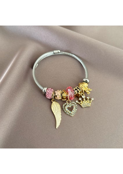 Kanatlı Charm Bileklik modelleri