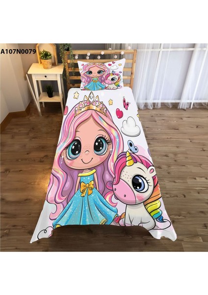 Rüya Gibi Çocuk Odası Seti: Perde, Yatak Örtüsü, Halı, Saat, Yastık, Kılıf ve Dekor. modelleri