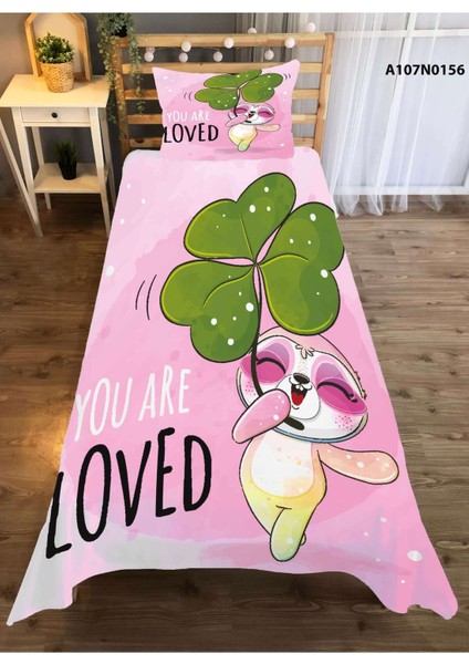 Sevimli Tavşan Desenli Çocuk ve Bebek Odası Seti: Perde, Yatak Örtüsü, Halı, Duvar Saati, Yastık modelleri