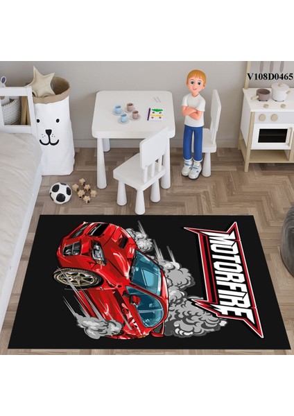 F1 Yarış Arabalı Çocuk ve Bebek Odası Seti (Perde, Yatak Örtüsü, Duvar Saati, Yastık, Kılıf) indirimleri