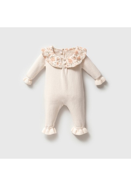 Kız Bebek Tulum Triko