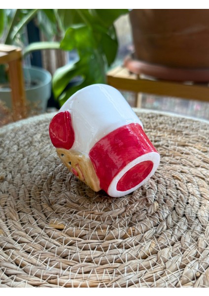 Arche Ceramic El Yapımı Seramik Fincan - Espresso / Türk Kahvesi Bardağı - "piglet" Figür - 100 ml fırsatları