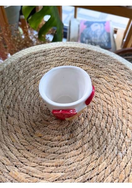 Arche Ceramic El Yapımı Seramik Fincan - Espresso / Türk Kahvesi Bardağı - "piglet" Figür - 100 ml indirimleri