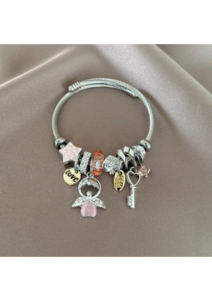 Melek Charm'lı Bileklik fiyatları
