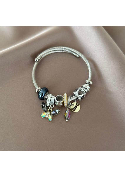 Kelebek Love Charm Bileklik