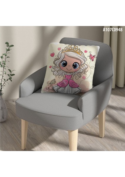 Prenses Çocuk ve Bebek Odası Seti, Perde, Yatak Örtüsü, Halı, Saat, Yastık, Kılıf fırsatları