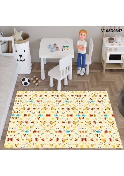 Sarı Uzay Temalı Çocuk ve Bebek Odası Seti (Perde, Yatak Örtüsü, Duvar Saati, Yastık, Kılıf) indirimleri