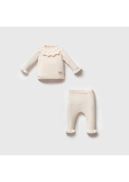 Kız Bebek Takımı Triko