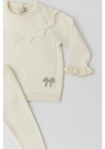 Kız Bebek Takımı Triko modelleri