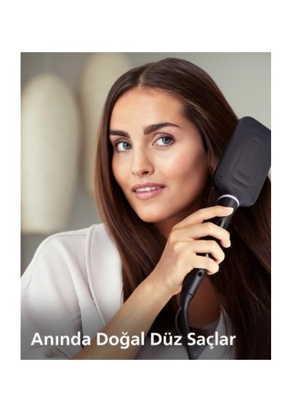 Saç Düzleştirici BHS732 Bukle Özelliği,argan Yağı Katkılı+ BHH880 +Taşıma Çantası