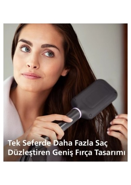 Saç Düzleştirici BHS732 Bukle Özelliği,argan Yağı Katkılı+ BHH880 +Taşıma Çantası