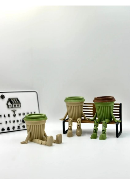 Oturan Latte Coffee Kahve Köşesi Flexi 2 Adet