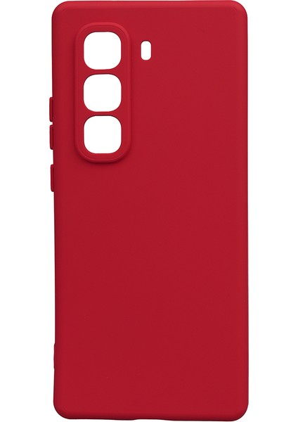 Infinix Hot 50 Pro Plus 4g Kılıf Lmn Biye Silikon - Kırmızı