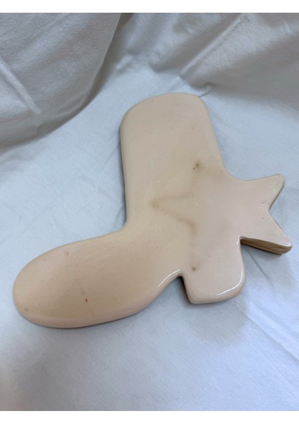 Arche Ceramic El Yapmı Seramik Servis Tabağı - Kovboy Çizmesi 4 - 23X28 cm - Tekli indirimleri