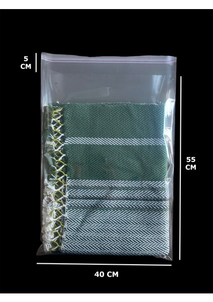25 Adet 40X60 cm Bantlı Yapışkanlı Şeffaf Opp Jelatin Poşet, Çeyiz Poşeti ( 40X55+5)