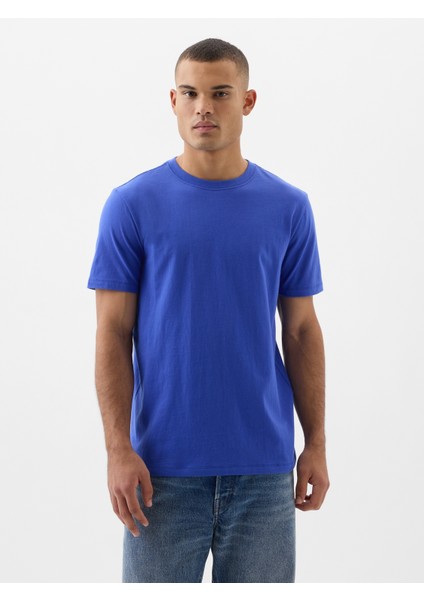 Erkek Mavi Everyday Soft T-Shirt