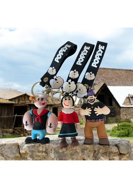Temel Reis Popeye, Safinaz ve Kabasakal Figürlü Anahtarlık ve Çanta Süsü indirimleri