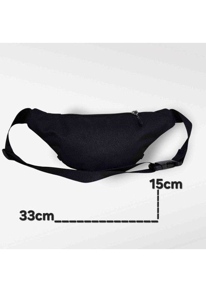 Unisex Blackgoatx1 Waistbag Hip Pack Siyah Bel Çantası fırsatları