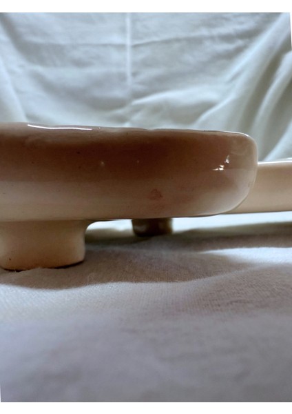 Arche Ceramic El Yapmı Seramik Servis Tabağı - Kovboy Çizmesi 3 - 31X25 cm - Tekli