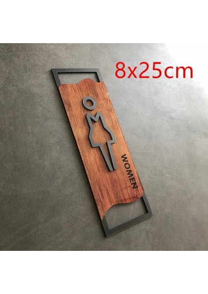 Wc Bay ve Ahşap Yönlendirme Levhaları