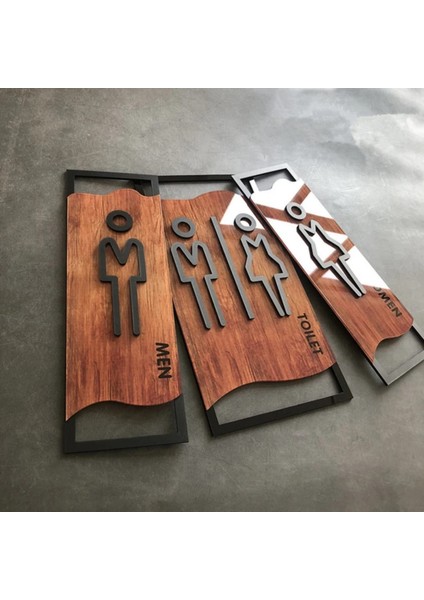 Wc Bay ve Ahşap Yönlendirme Levhaları fırsatları